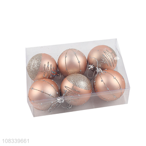 New Style 6 Pieces Christmas Ball For Christmas Decoration