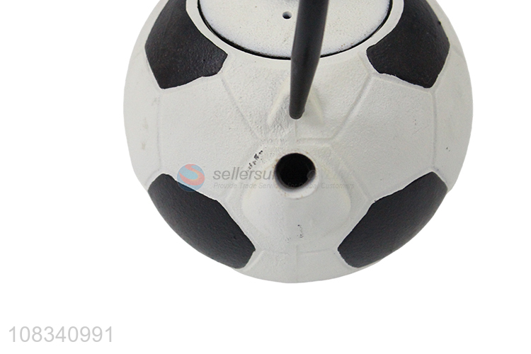 New arrival 0.7L cast iron teapot football shape tea kettle for gift