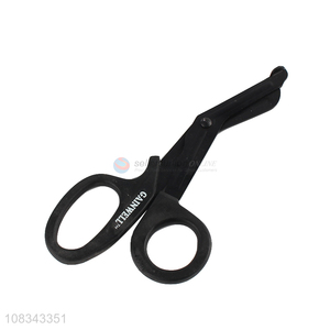 Online wholesale stainless steel hand tools black scissors