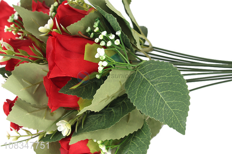 Wholesale Beautiful Rose Bouquet Popular Artificial Flower