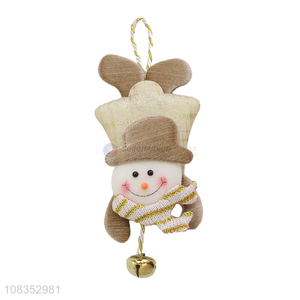 Cute Snowman Christmas Decorative Hanging Ornament With Bell