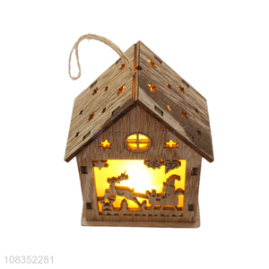 Good Sale Christmas Tree Decorative Hanging House With Light