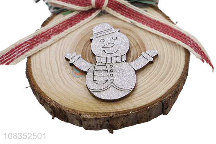Wholesale Christmas Decoration Wooden Hanging Ornament