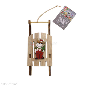 Wholesale Wooden Hanging Ornament For Christmas Decoration