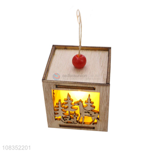 Good Quality Christmas Hanging Ornament With Candle Light