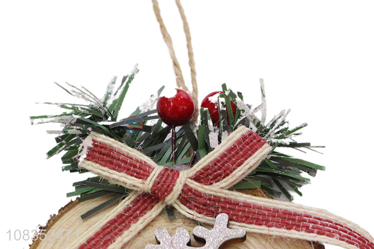 New Design Wooden Hanging Ornament For Christmas Decoration