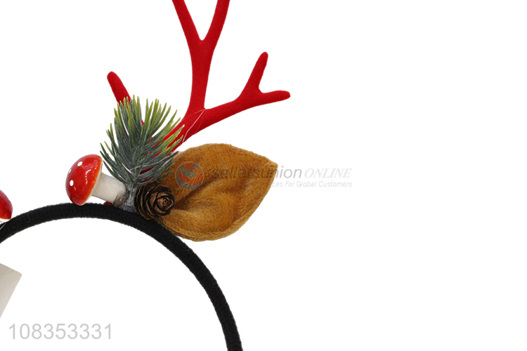 Good Sale Antler Hair Hoop Christmas Decorative Hair Band