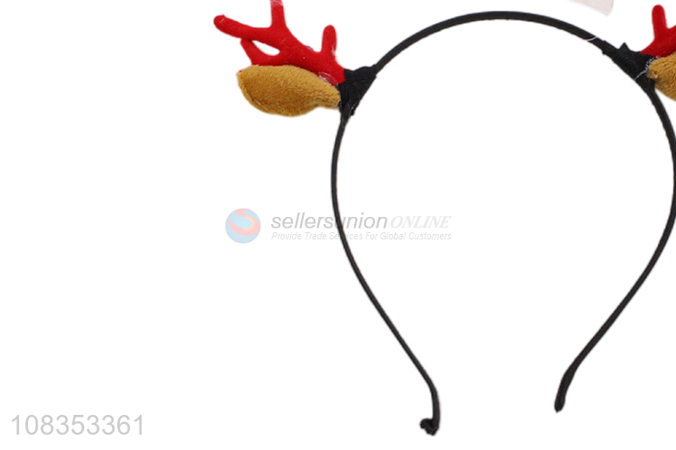 Factory Direct Sale Antler Hair Hoop Christmas Hair Band