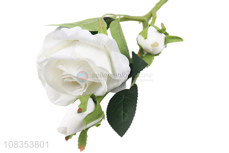 Wholesale Single Artificial Rose Wedding Bouquet Decoration