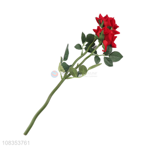 Yiwu Wholesale Artificial Rose Flower Decorative Bouquet