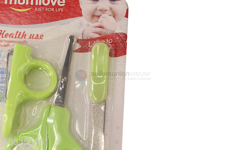 Wholesale baby nail care set nail clipper nail scissors nail file