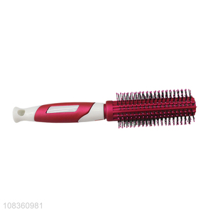 Hot products round plastic women long hair comb hair brush