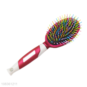 China wholesale colorful pins air cushion women hair comb