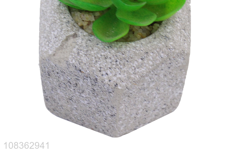 New arrival artificial green plants indoor bonsai potting