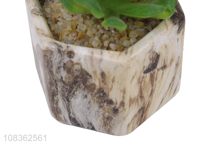 New products office desktop decoration artificial bonsai potting