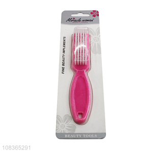 High quality nail tools nail  scrubbing brush with plastic handle