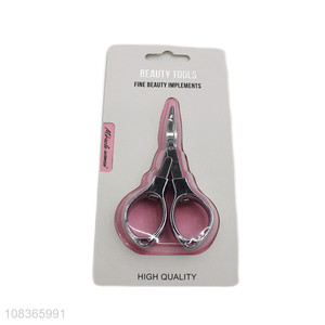 Wholesale price stainless steel folding scissors beauty tools