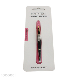 Factory wholesale creative thread oblique <em>eyebrow</em> <em>tweezer</em>