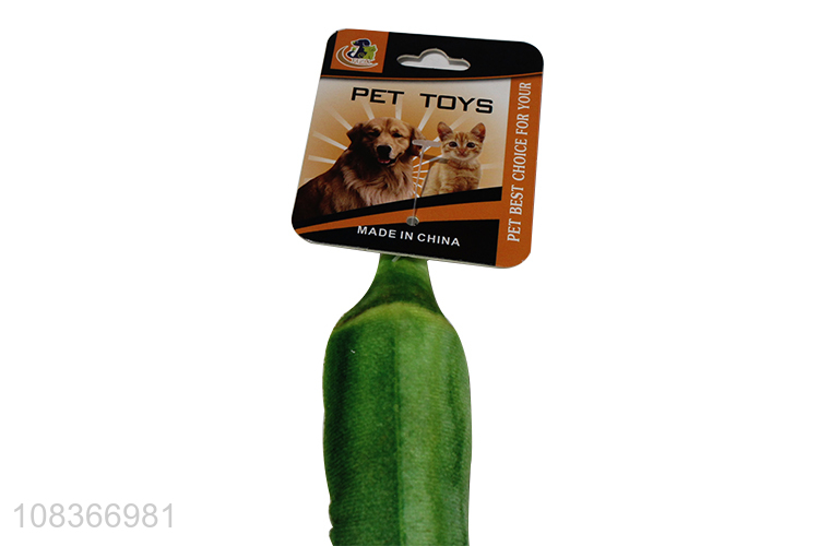 Best Quality Okra Shape Bite Resistant Pet Chew Toy