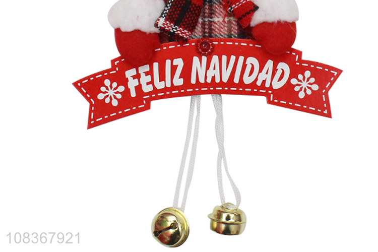 Yiwu wholesale snowman shape christmas tree hanging pendant decoration