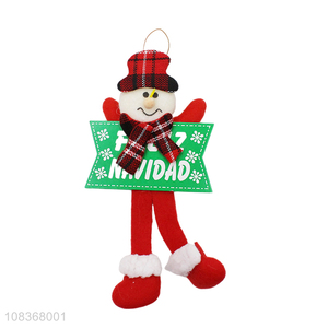 Best price snowman shape hanging pendant for home decoration