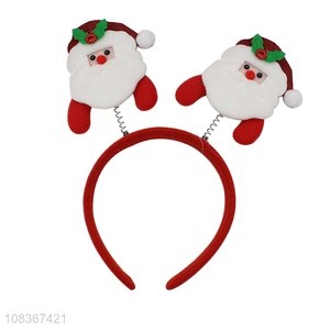 New products santa claus decorative hair accessories hair hoop