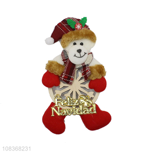 Yiwu wholesale mini snowman hanging pendant for xmas tree decoration
