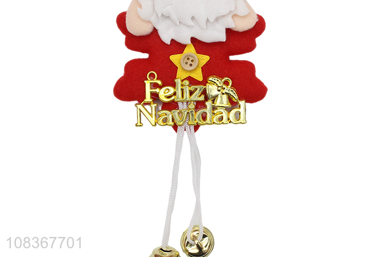 Yiwu factory santa claus shape christmas hanging ornaments