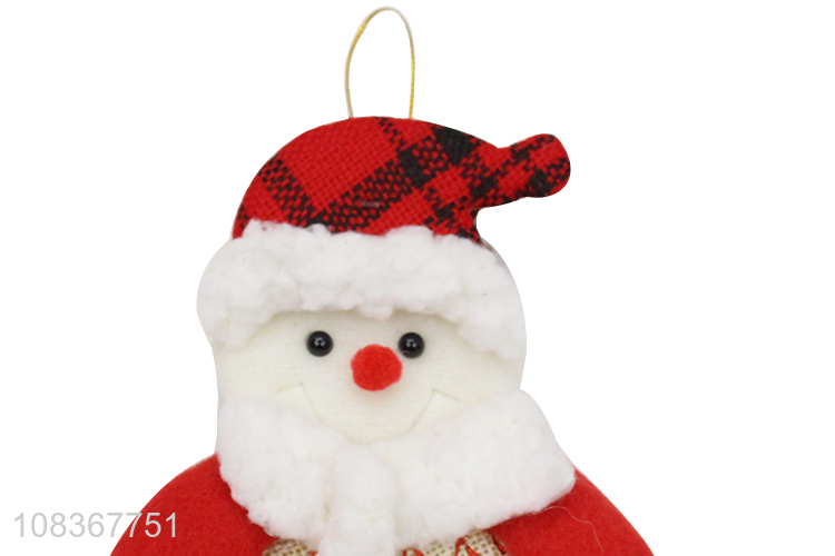 Factory wholesale snowman shape hanging pendant for christmas