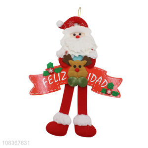 Factory direct sale cute cartoon christmas hanging pendant