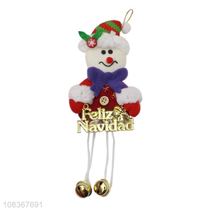 Good quality snowman shape cute christmas indoor hanging ornaments