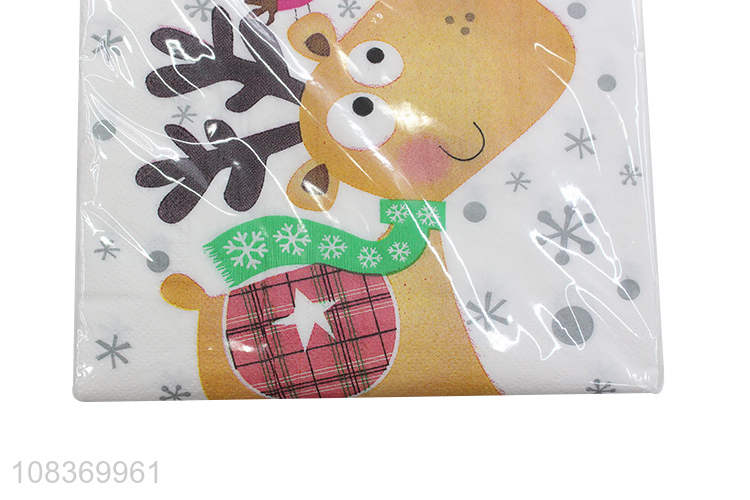 Hot sale cartoon printed tissue skin-friendly paper napkins