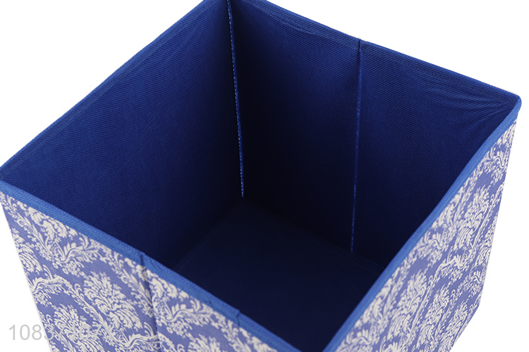 Factory price foldable non-woven storage box lidless storage bins