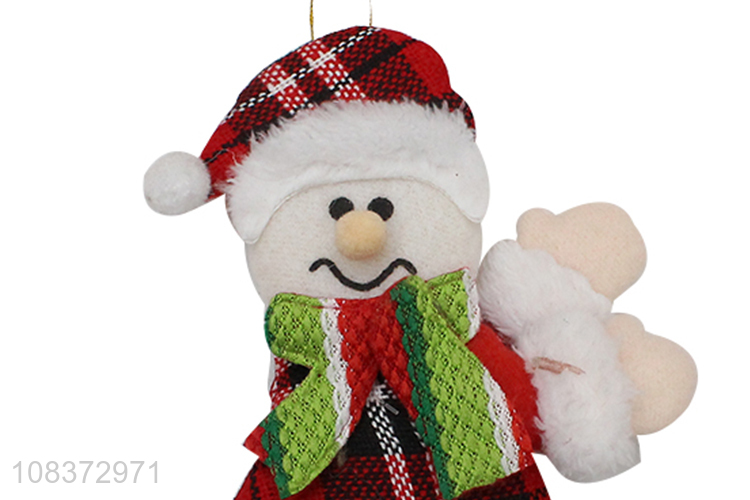Good Price Cute Snowman Christmas Tree Hanging Decoration