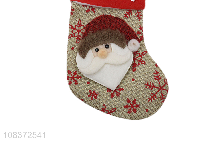 Hot Selling Christmas Socks Candy Gift Bag