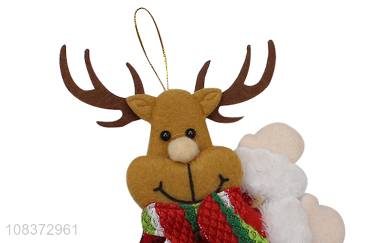 Wholesale Cartoon Christmas Elk Christmas Hanging Ornament