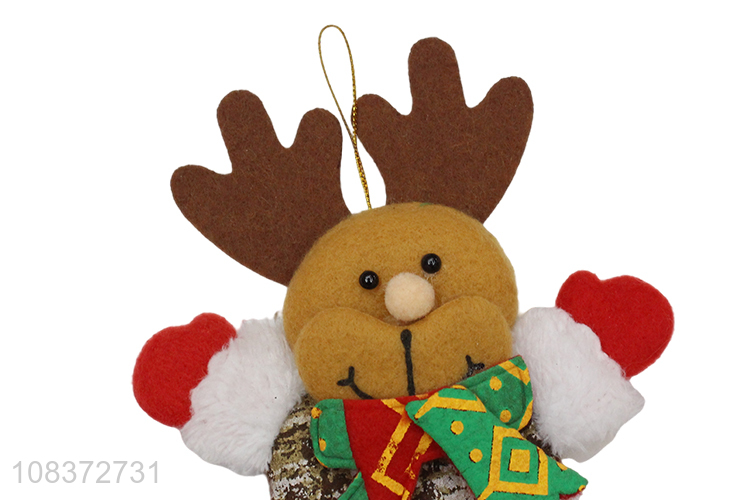 Cartoon Christmas Elk Hanging Decoration For Christmas