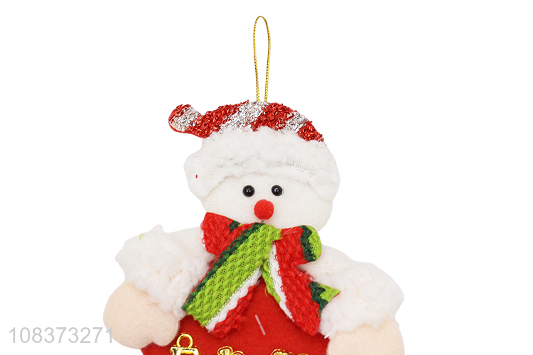 Newest Snowman Shape Hanging Ornament For Christmas Decoration