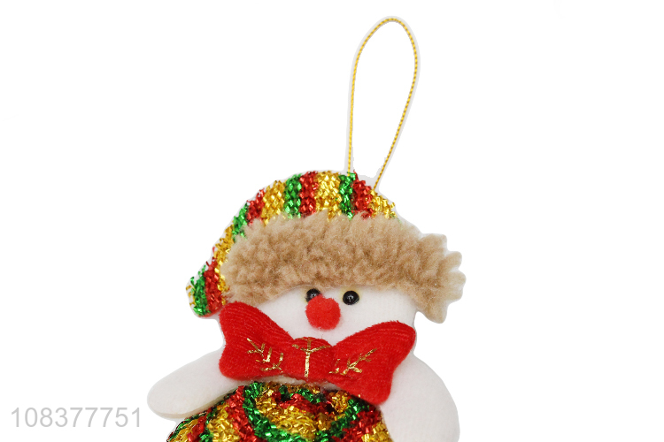 New style colored snowman hanging pendant for christmas