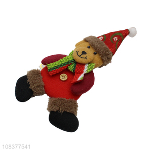 Cute design bear cartoon hanging pendant for xmas tree