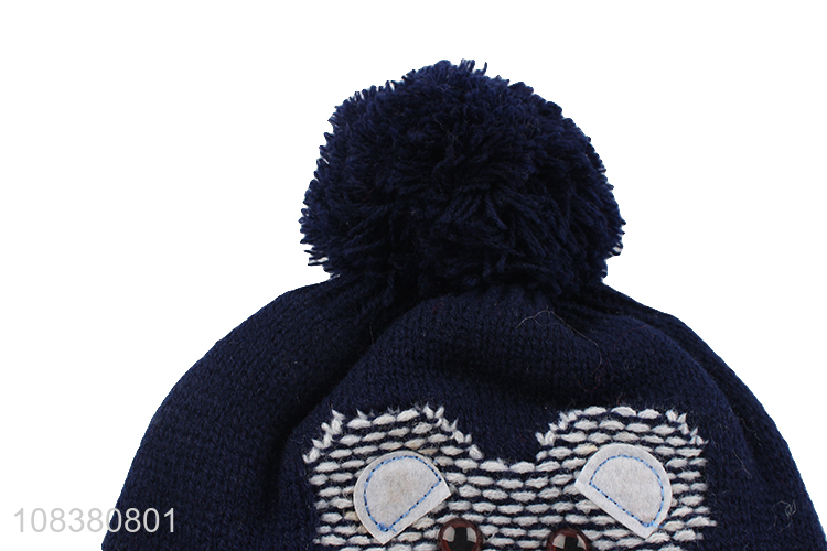 Best Quality Cute Knitted Hat Winter Earmuffs Hat