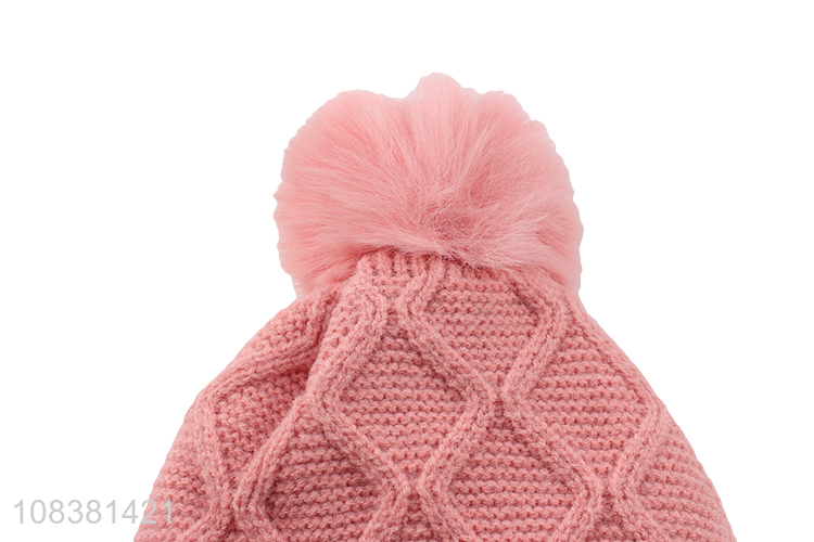 High Quality Comfortable Winter Hat Ladies Knitted Beanie