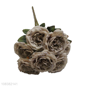 Most popular 9heads decorative artificial flower for sale