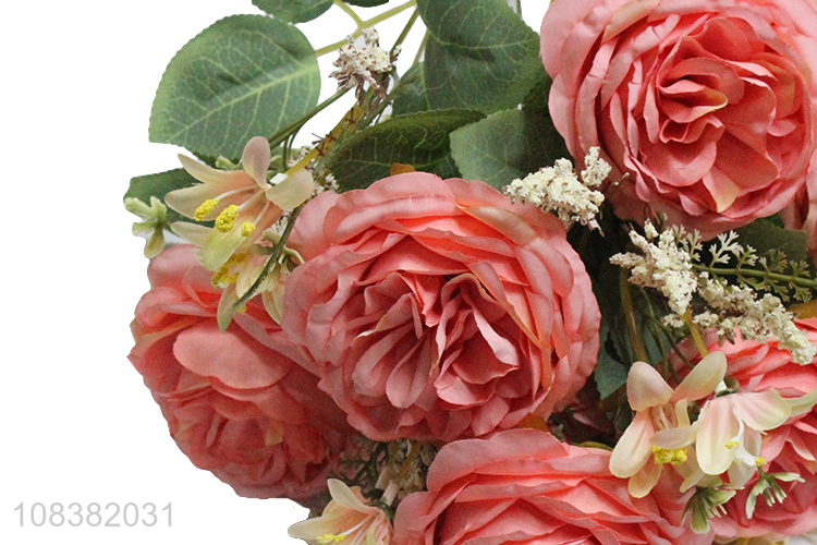 Latest products natural fake rose flower artificial flower