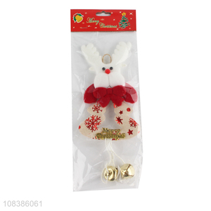 Low price Christmas hanging ornaments non-woven fabrics ornaments