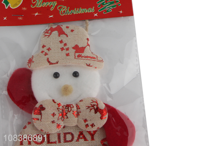 China wholesale christmas tree ornaments non-woven pendant