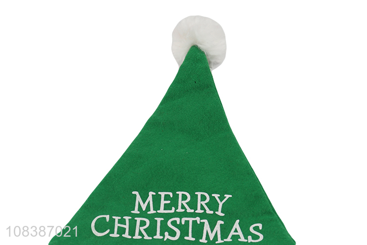 Hot selling christmas tree hangings polyester christmas hat