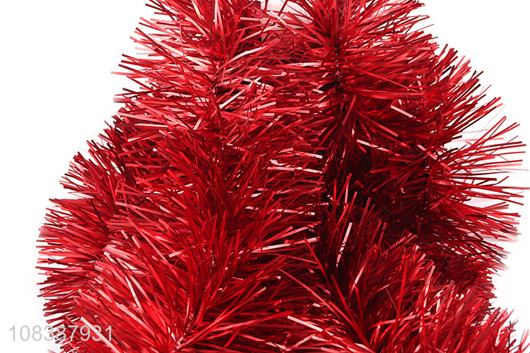 Factory supply Christmas tinsel garland happy new year party decoration