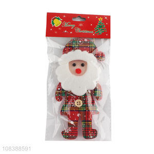 Cartoon Non-Woven Santa Claus Hanging Ornament For Sale