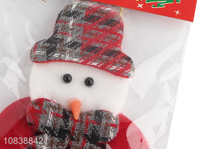 Cute Snowman Design Christmas Non-Woven Crafts Hanging Ornaments